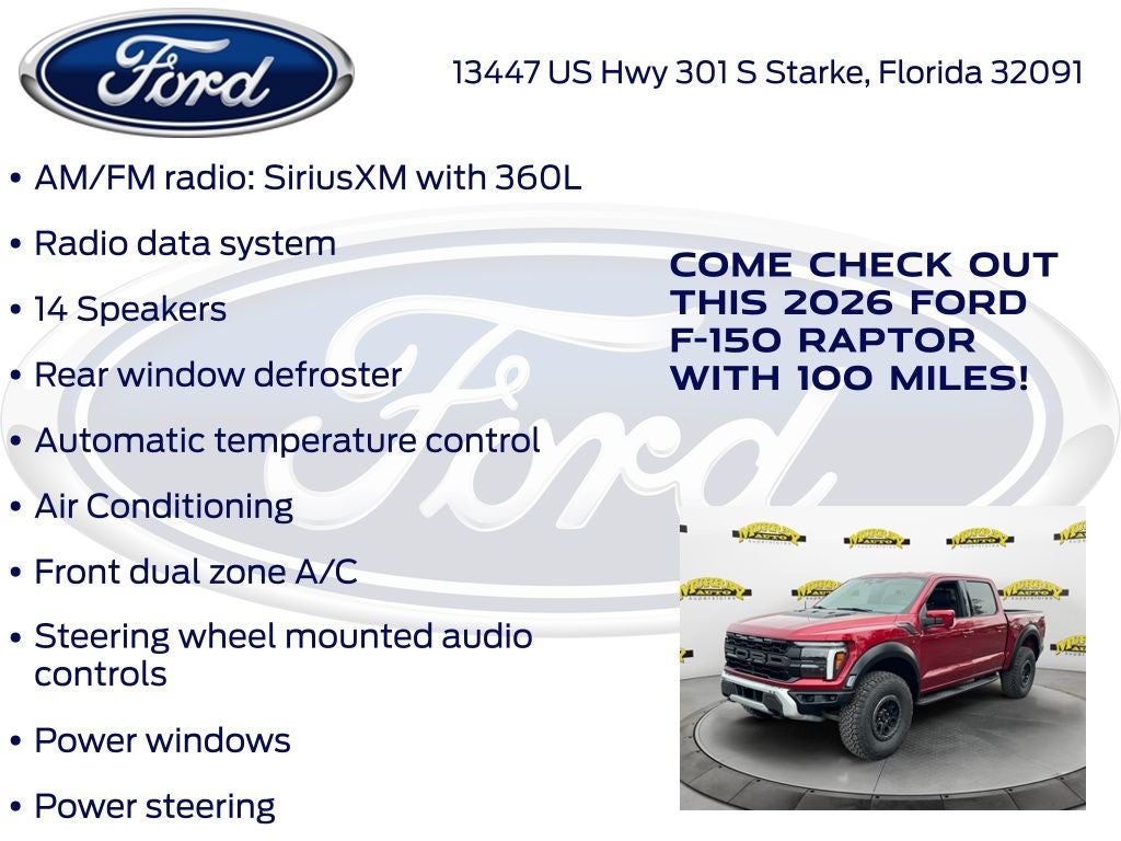 2026 Ford F-150 Raptor 802A
