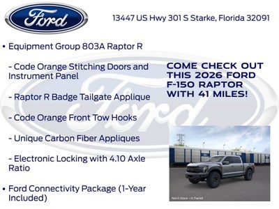 2026 Ford F-150 Raptor R 803A