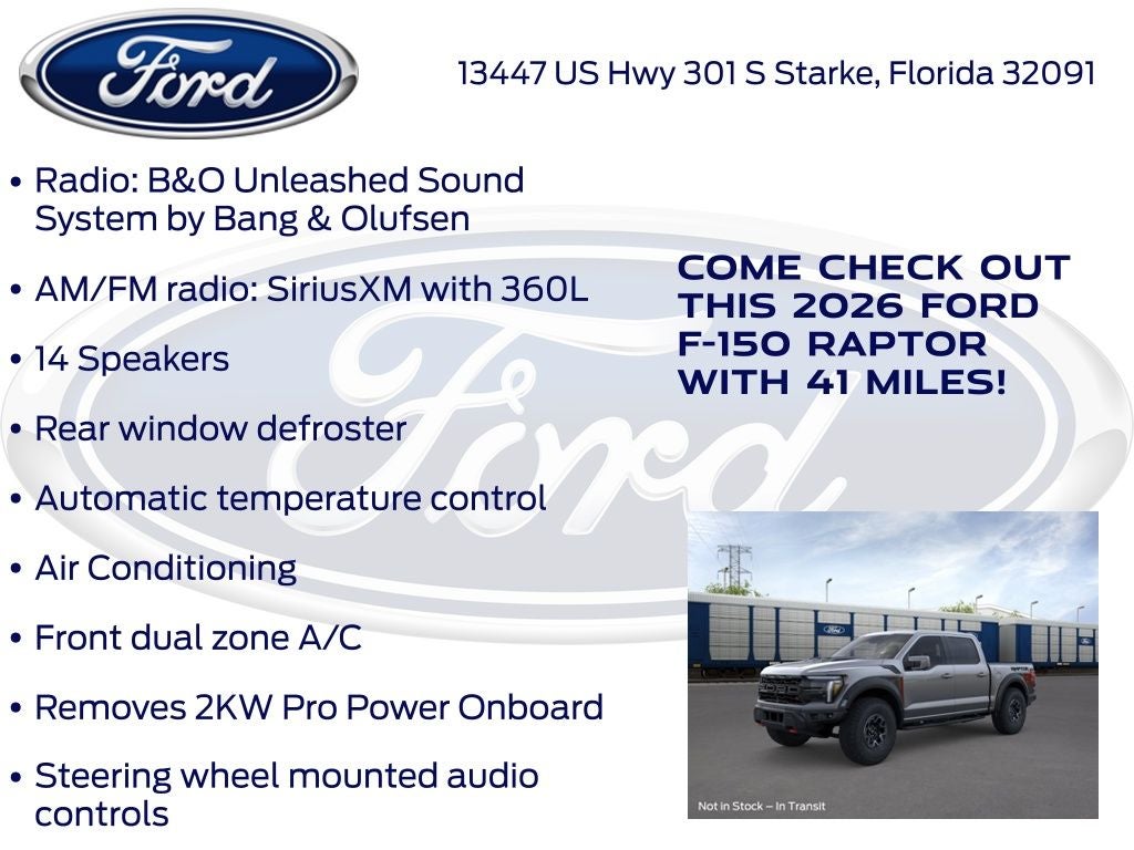 2026 Ford F-150 Raptor R 803A