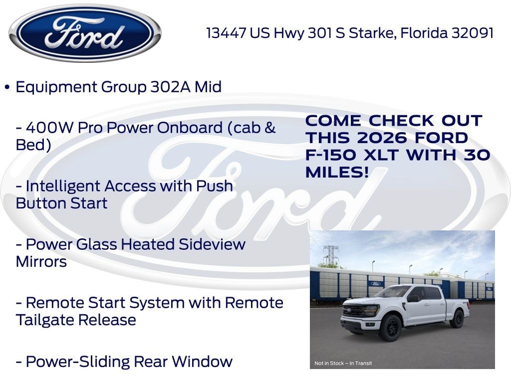 2026 Ford F-150 XLT 302A