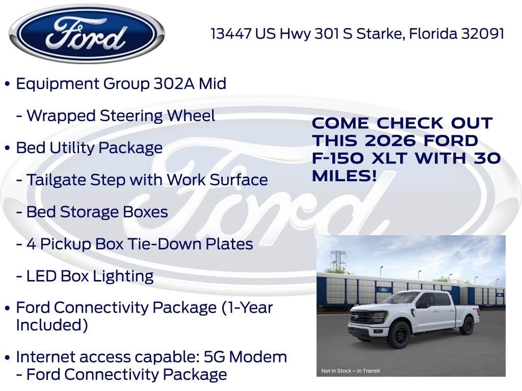 2026 Ford F-150 XLT 302A