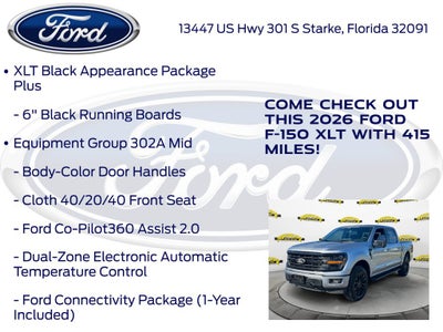 2026 Ford F-150 XLT 302A