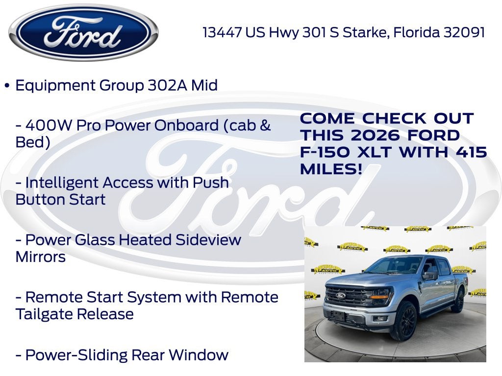 2026 Ford F-150 XLT 302A