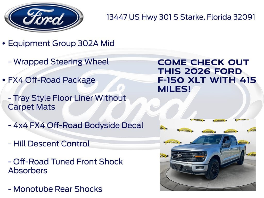 2026 Ford F-150 XLT 302A