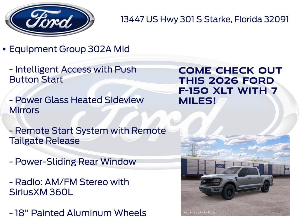 2026 Ford F-150 XLT 302A