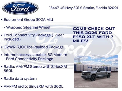 2026 Ford F-150 XLT 302A