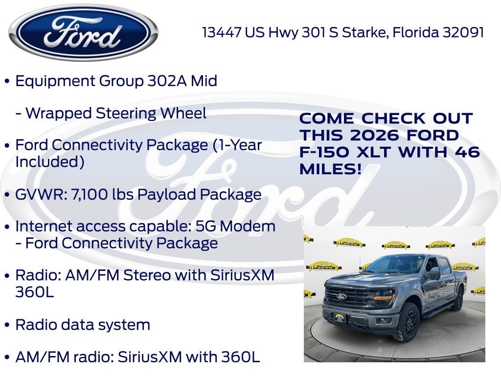 2026 Ford F-150 XLT 302A
