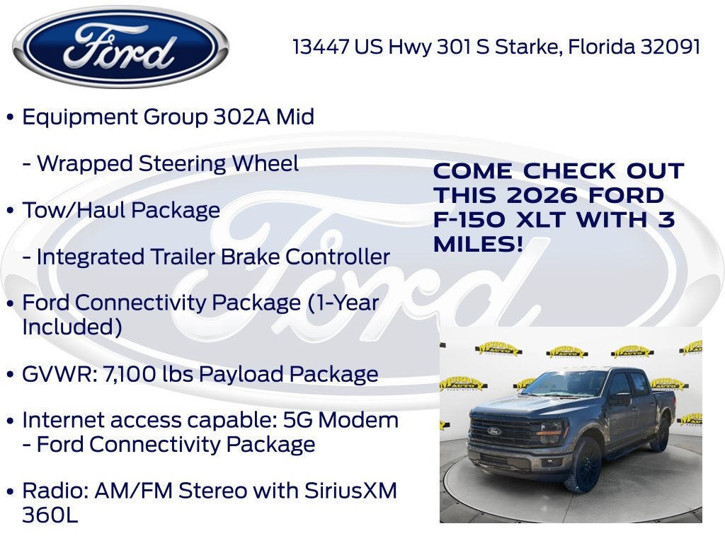 2026 Ford F-150 XLT 302A