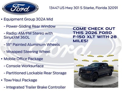 2026 Ford F-150 XLT 302A