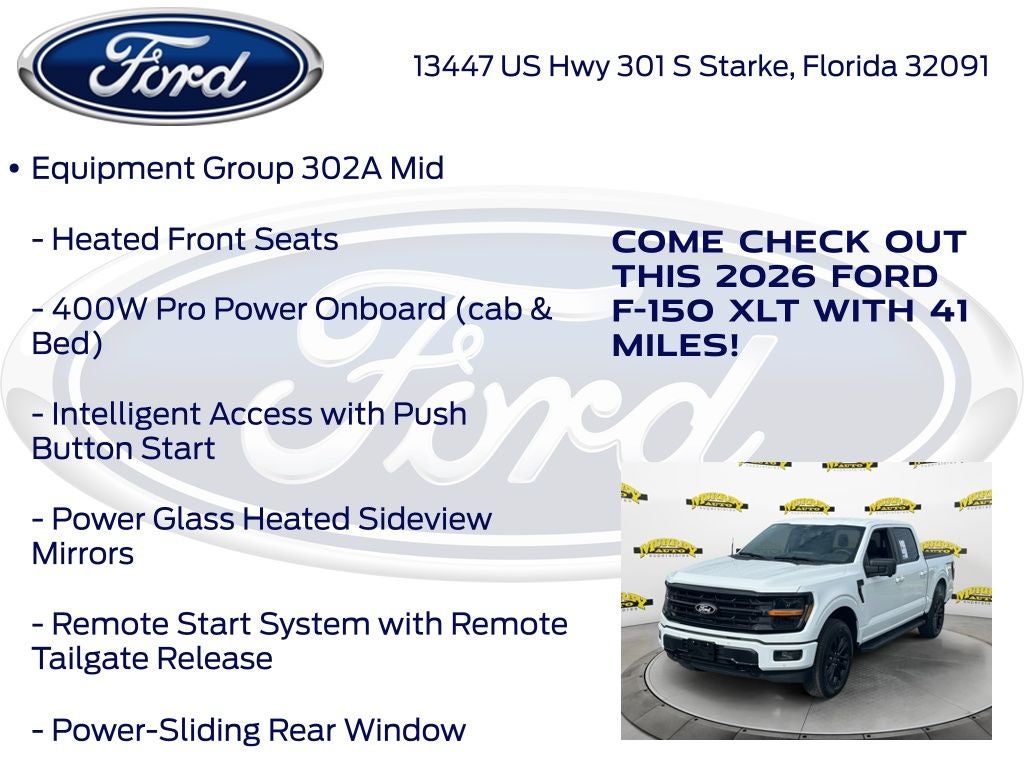 2026 Ford F-150 XLT 302A