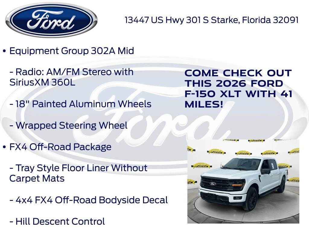 2026 Ford F-150 XLT 302A