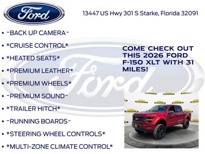 2026 Ford F-150 XLT Black Widow Package 303A