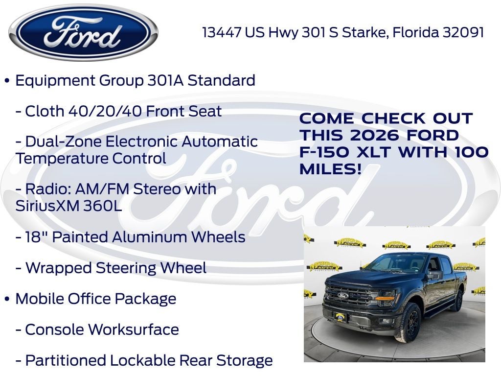 2026 Ford F-150 XLT 301A
