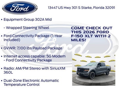 2026 Ford F-150 XLT 302A