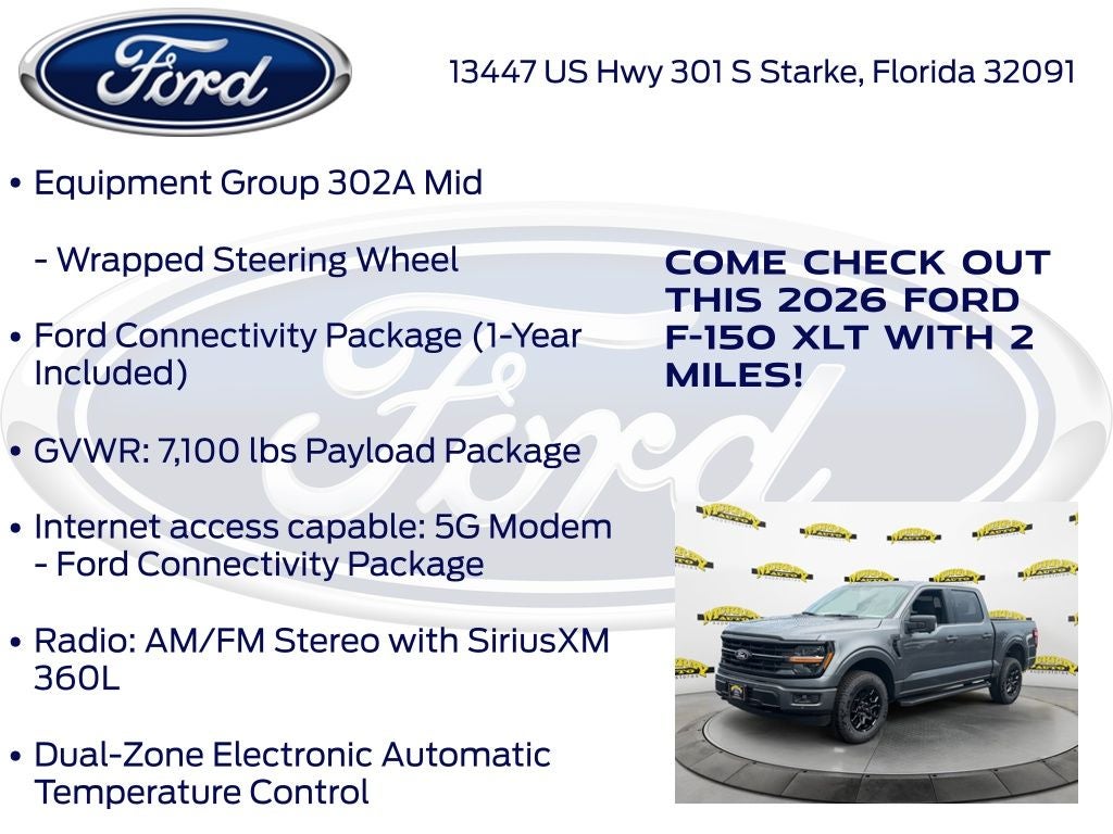 2026 Ford F-150 XLT 302A