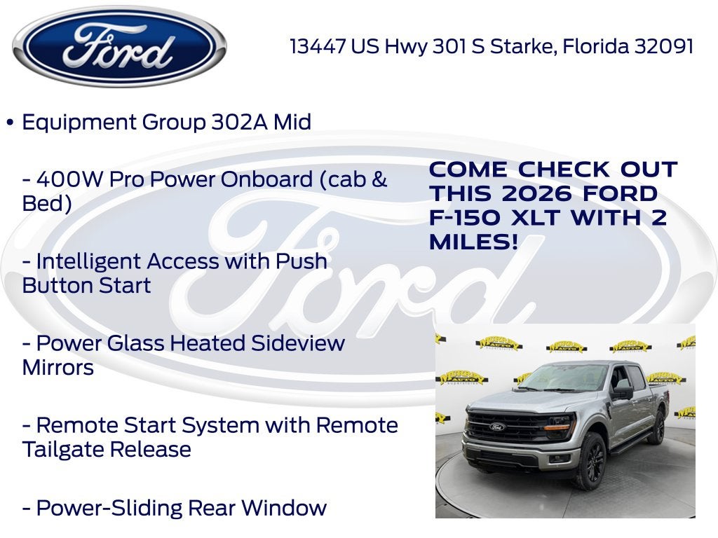 2026 Ford F-150 XLT 302A