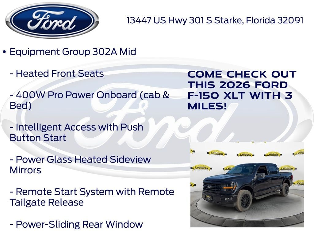 2026 Ford F-150 XLT 302A