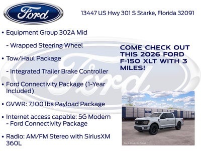 2026 Ford F-150 XLT 302A