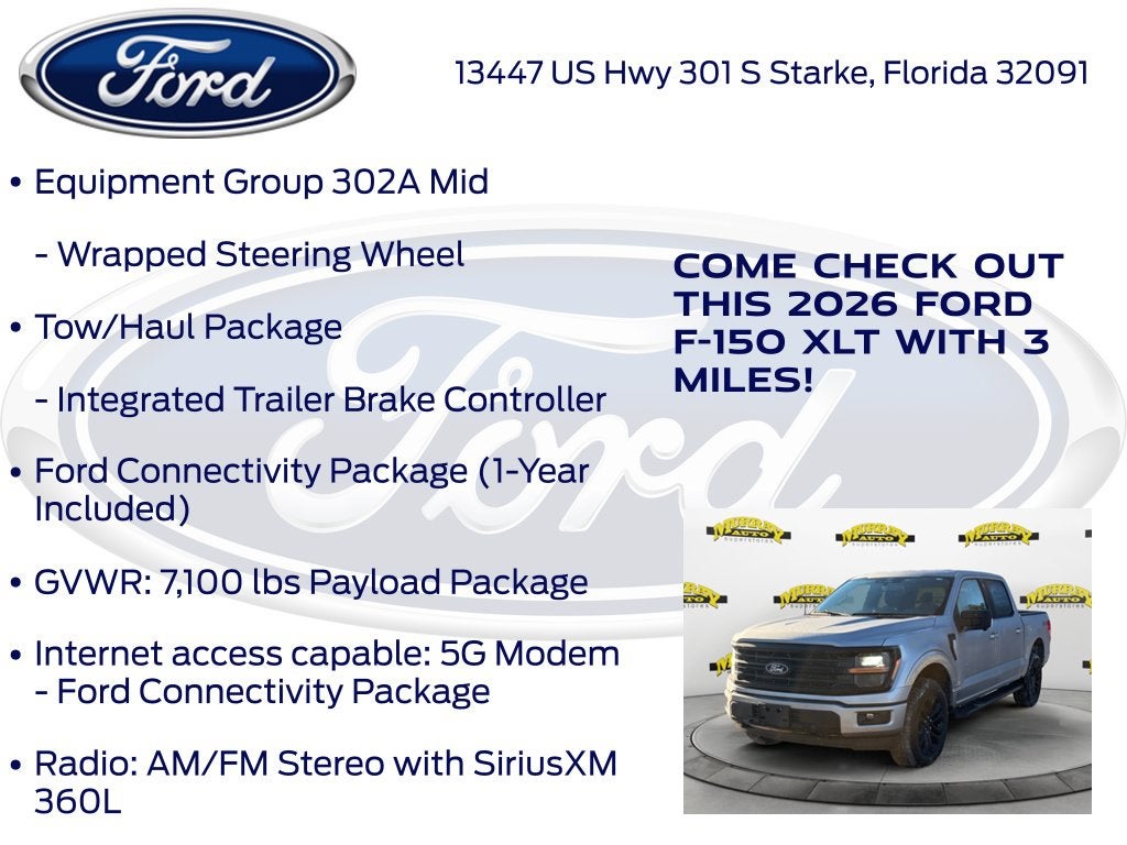2026 Ford F-150 XLT 302A