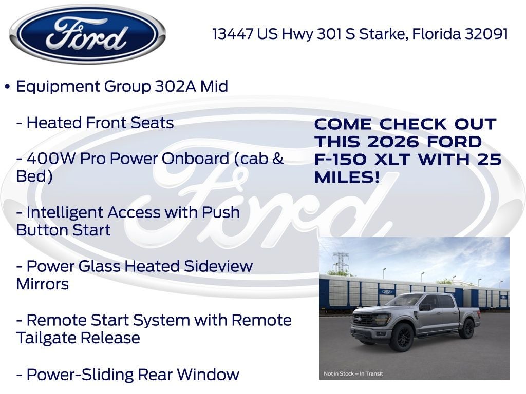 2026 Ford F-150 XLT 302A