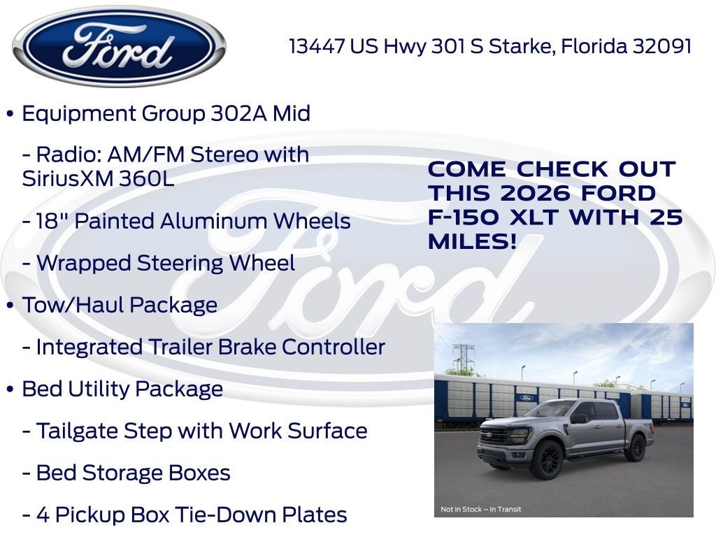 2026 Ford F-150 XLT 302A