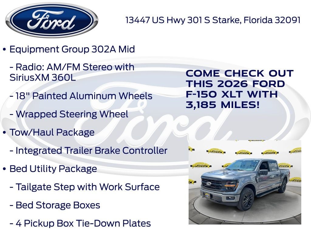 2026 Ford F-150 XLT 302A