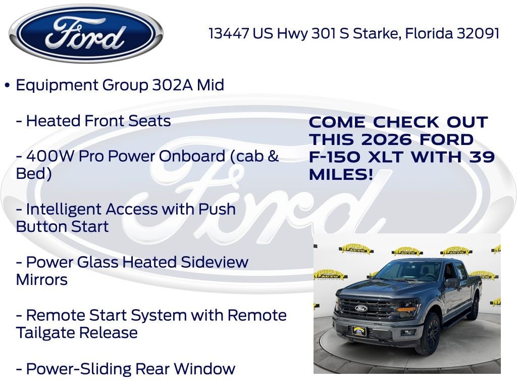 2026 Ford F-150 XLT 302A