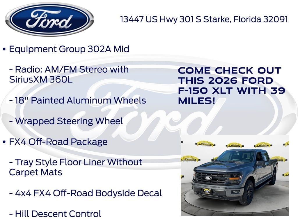 2026 Ford F-150 XLT 302A