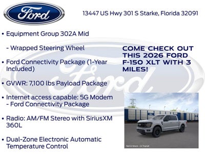 2026 Ford F-150 XLT 302A