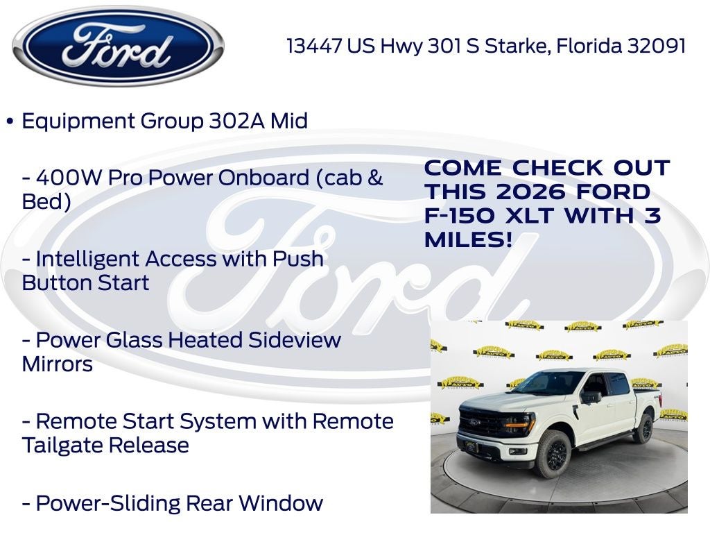 2026 Ford F-150 XLT 302A