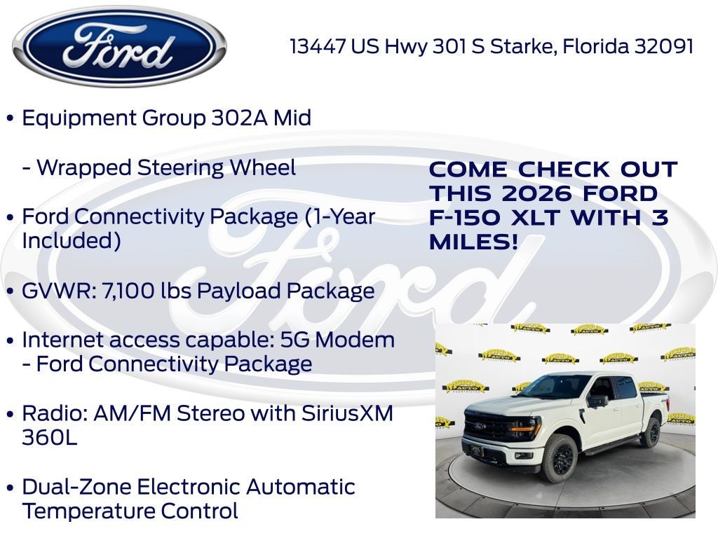 2026 Ford F-150 XLT 302A