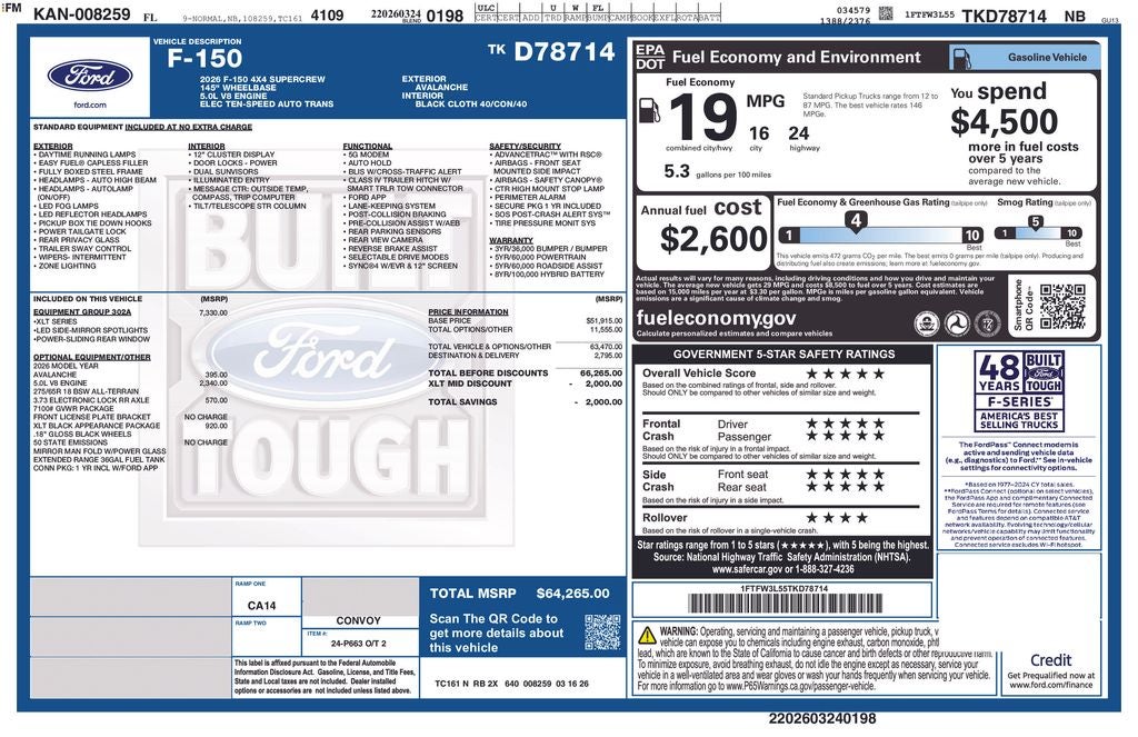 2026 Ford F-150 XLT 302A