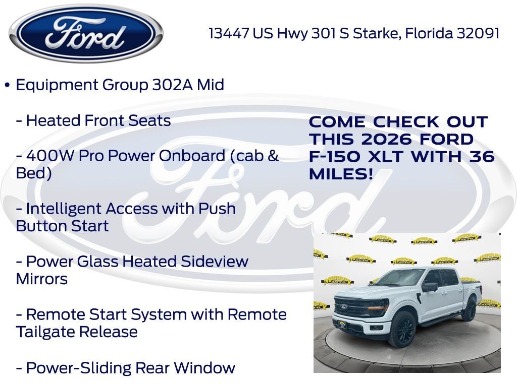 2026 Ford F-150 XLT 302A