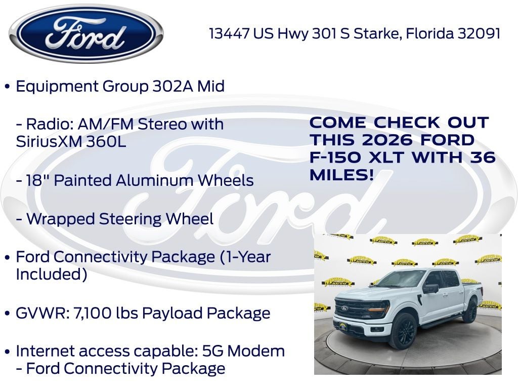 2026 Ford F-150 XLT 302A