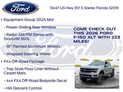 2026 Ford F-150 XLT 302A