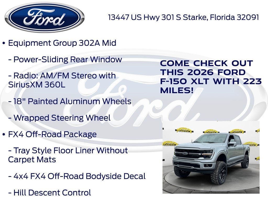 2026 Ford F-150 XLT 302A