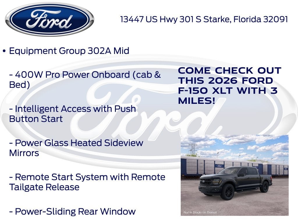 2026 Ford F-150 XLT 302A
