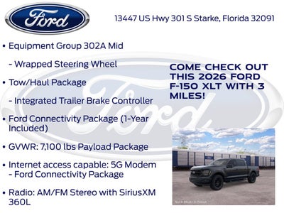 2026 Ford F-150 XLT 302A