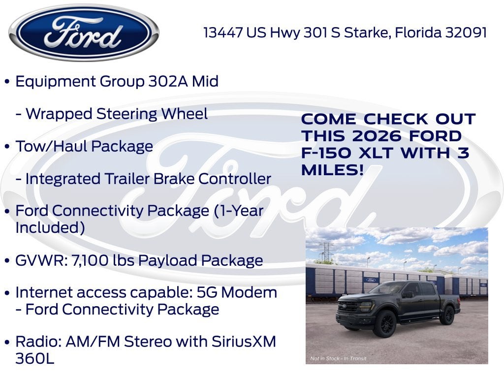 2026 Ford F-150 XLT 302A