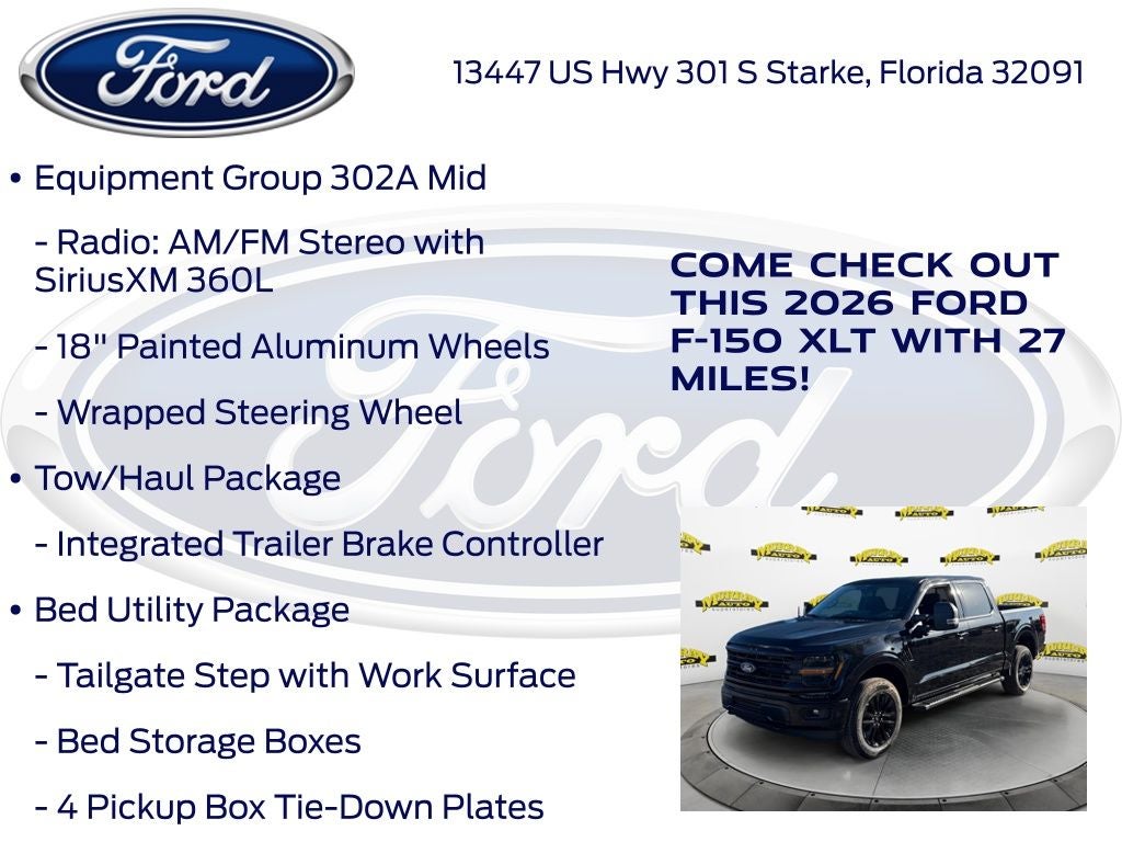 2026 Ford F-150 XLT 302A