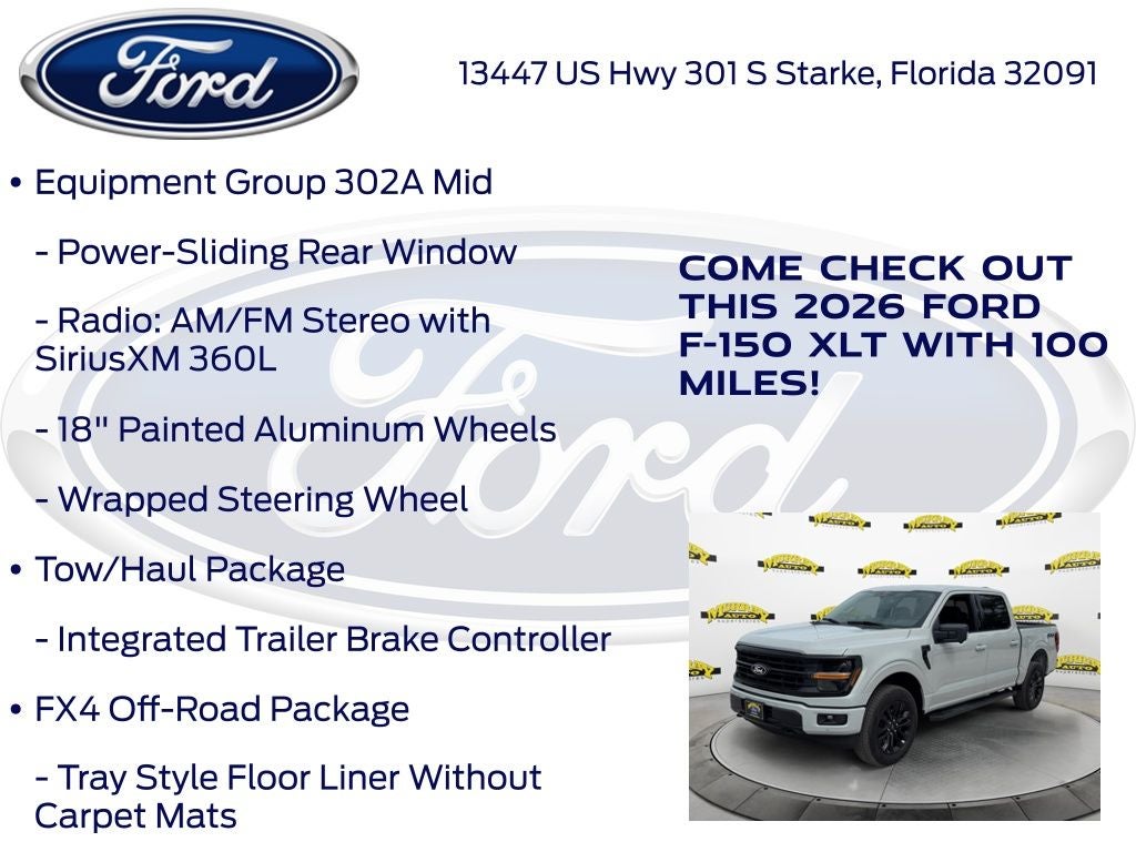 2026 Ford F-150 XLT 302A