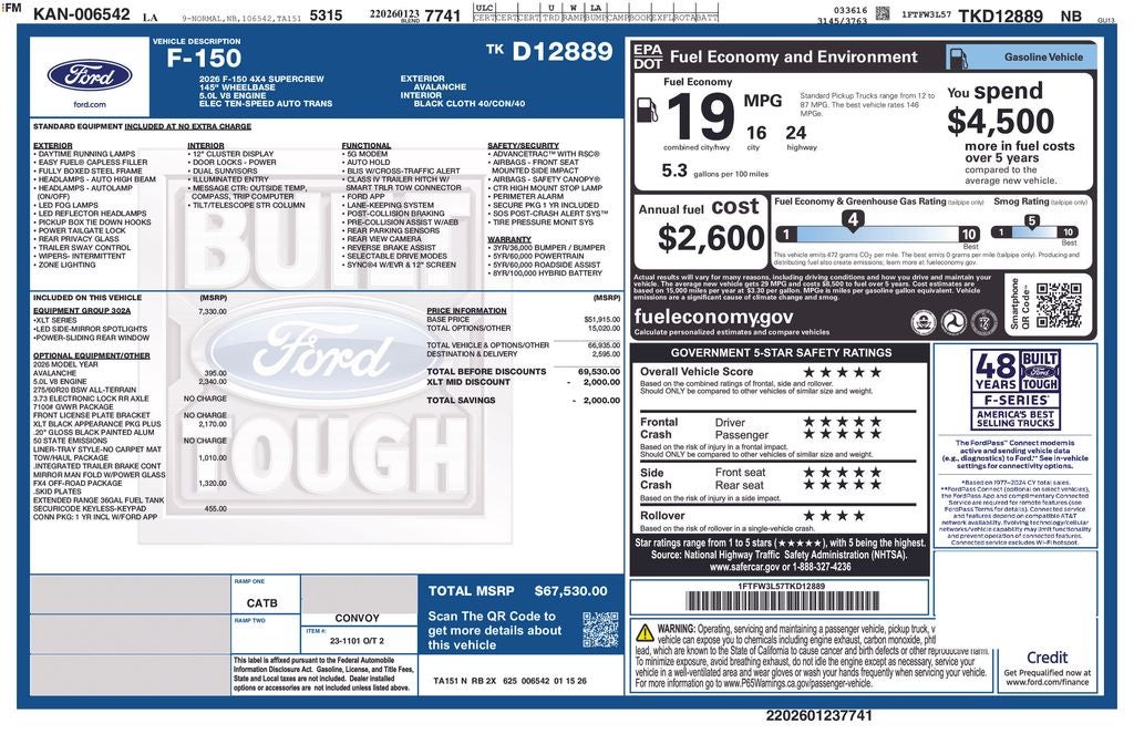 2026 Ford F-150 XLT 302A