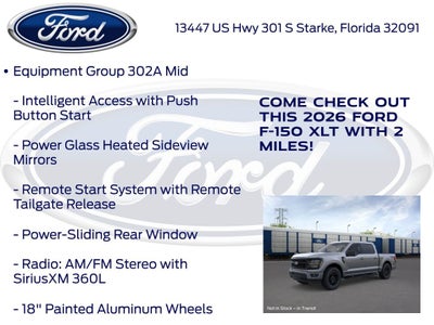 2026 Ford F-150 XLT 302A