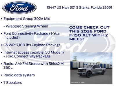 2026 Ford F-150 XLT 302A