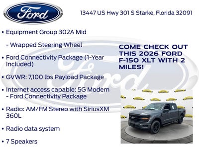 2026 Ford F-150 XLT 302A