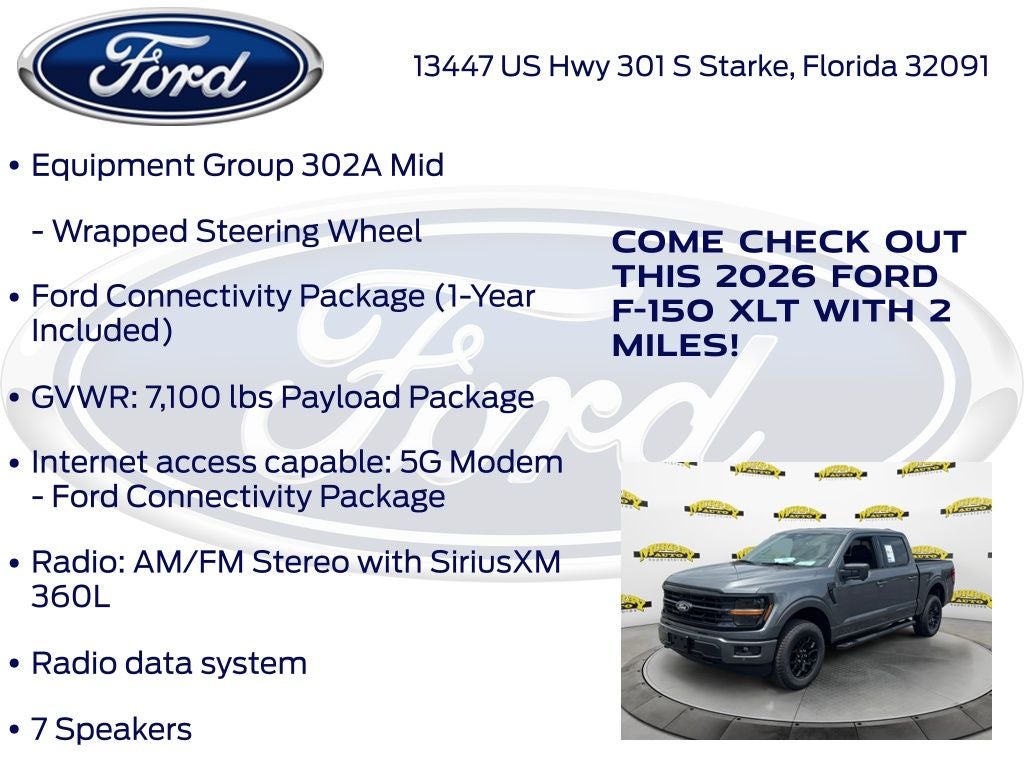 2026 Ford F-150 XLT 302A