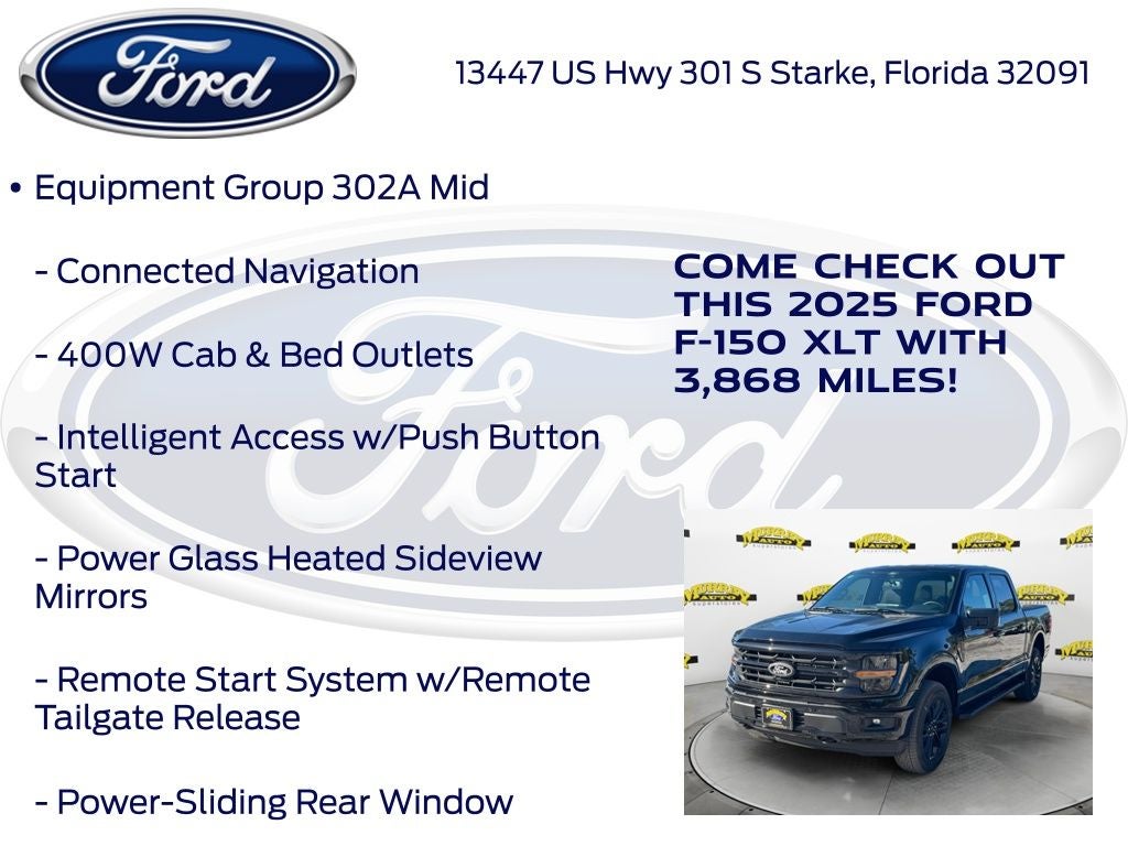 2025 Ford F-150 XLT 302A