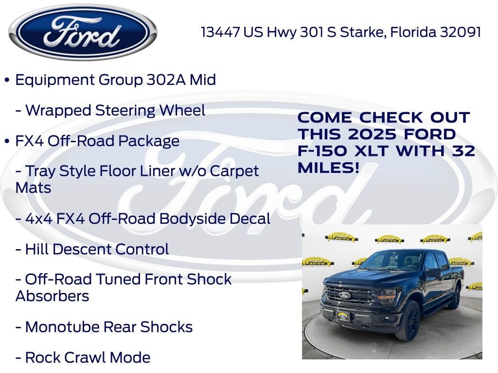 2025 Ford F-150 XLT 302A