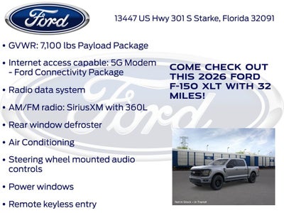 2026 Ford F-150 XLT 301A