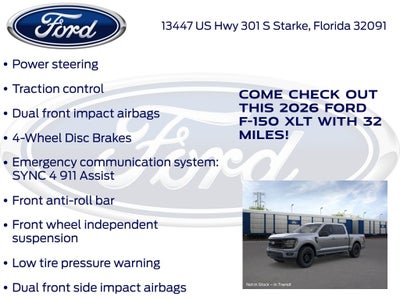 2026 Ford F-150 XLT 301A